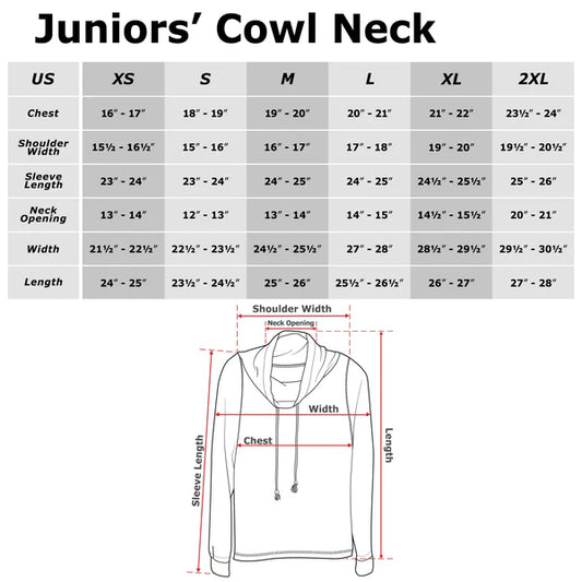 Junior's Disney Pudge Weather Cowl Neck