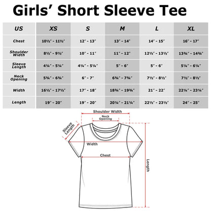 Girl's Marvel Groot Black Logo T-Shirt