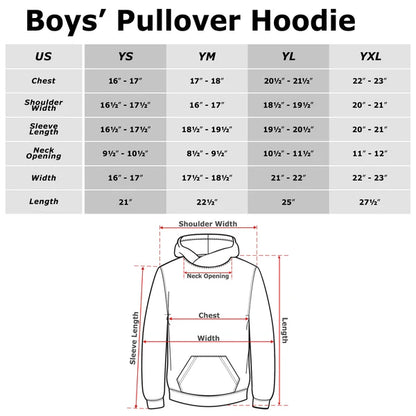 Boy's Marvel Groot Main Logo Lightweight Hoodie