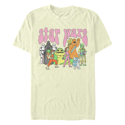 Men's Star Wars Psychedelic Characters T-Shirt